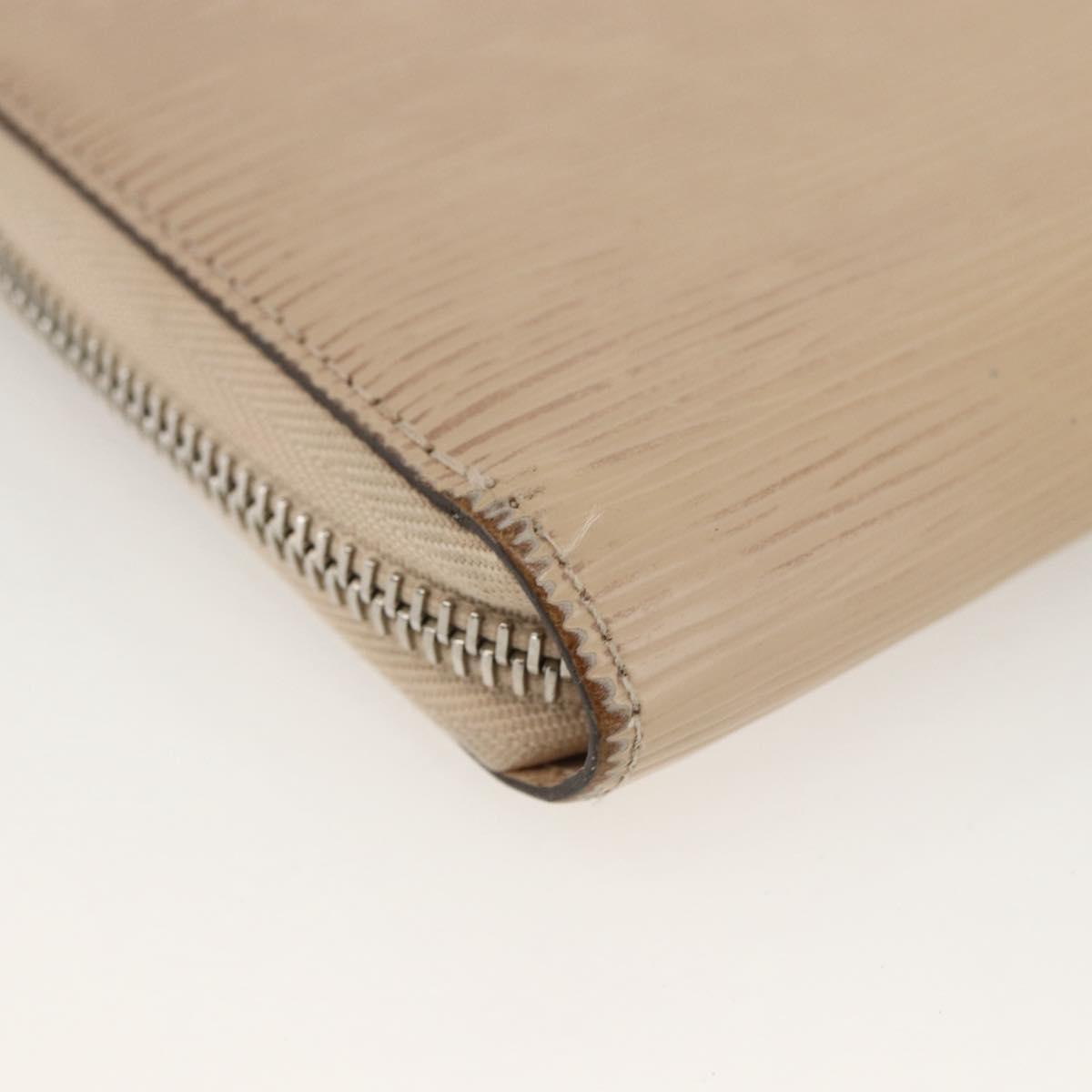 LOUIS VUITTON Epi Zippy Wallet Long Wallet Jeanne Pale LV Auth fm5263