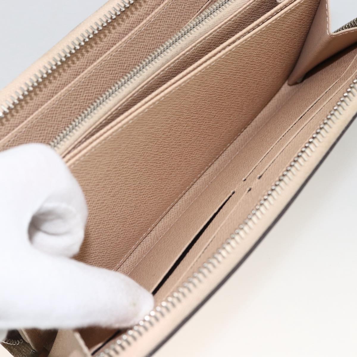 LOUIS VUITTON Epi Zippy Wallet Long Wallet Jeanne Pale LV Auth fm5263