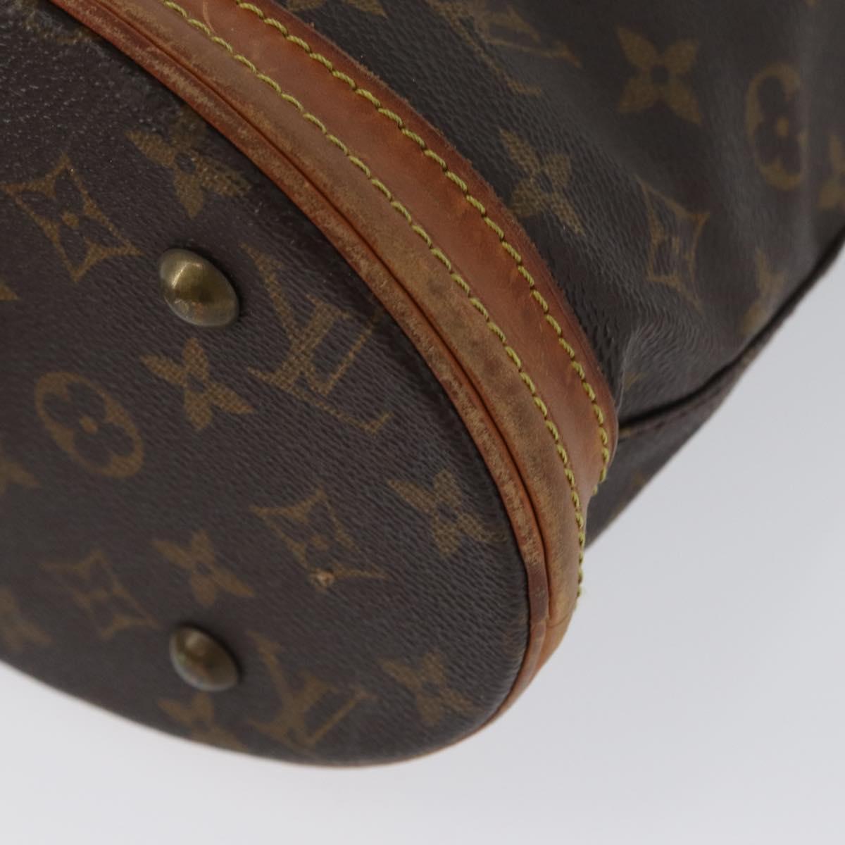 LOUIS VUITTON Monogram Bucket PM Shoulder Bag M42238 LV Auth fm5288