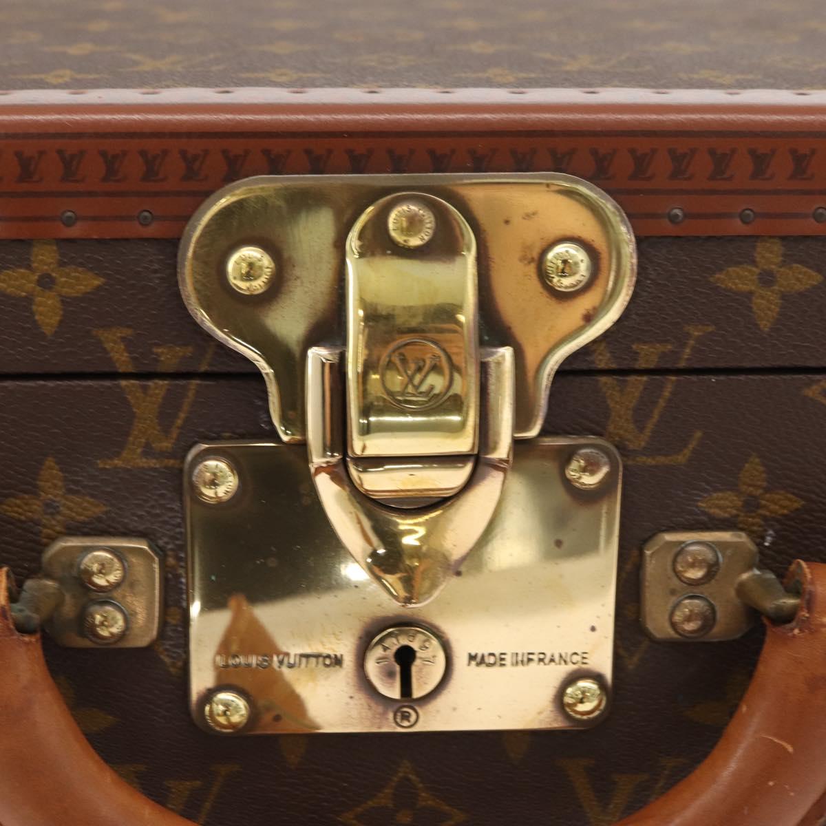 LOUIS VUITTON Monogram Bisten 50 Trunk M21328 LV Auth fm5300
