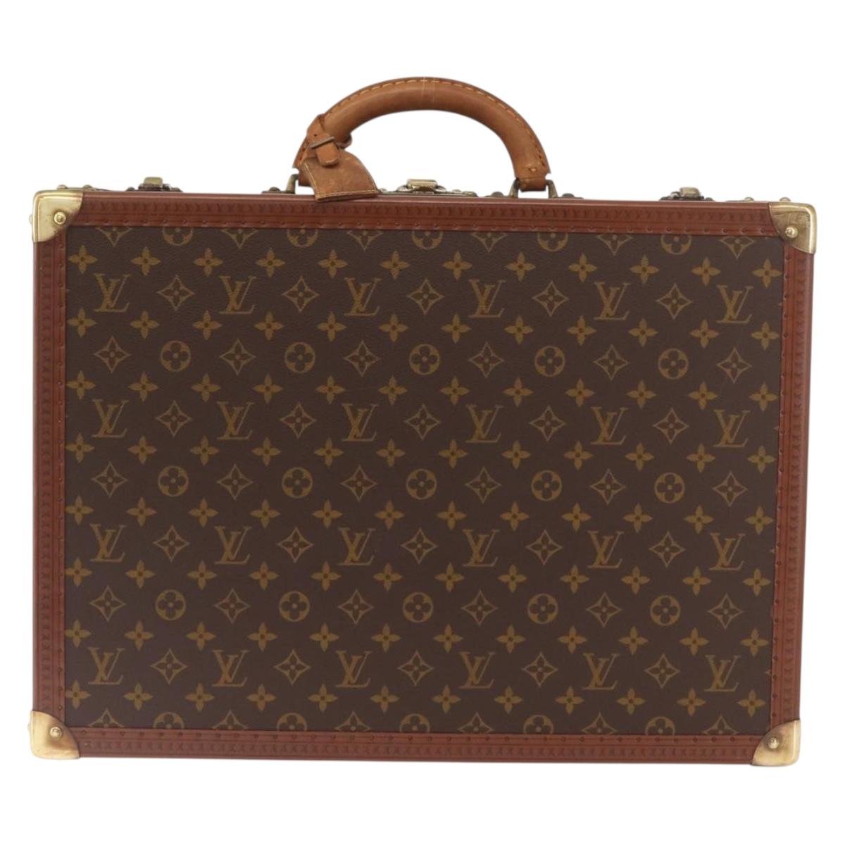 LOUIS VUITTON Monogram Bisten 50 Trunk M21328 LV Auth fm5300