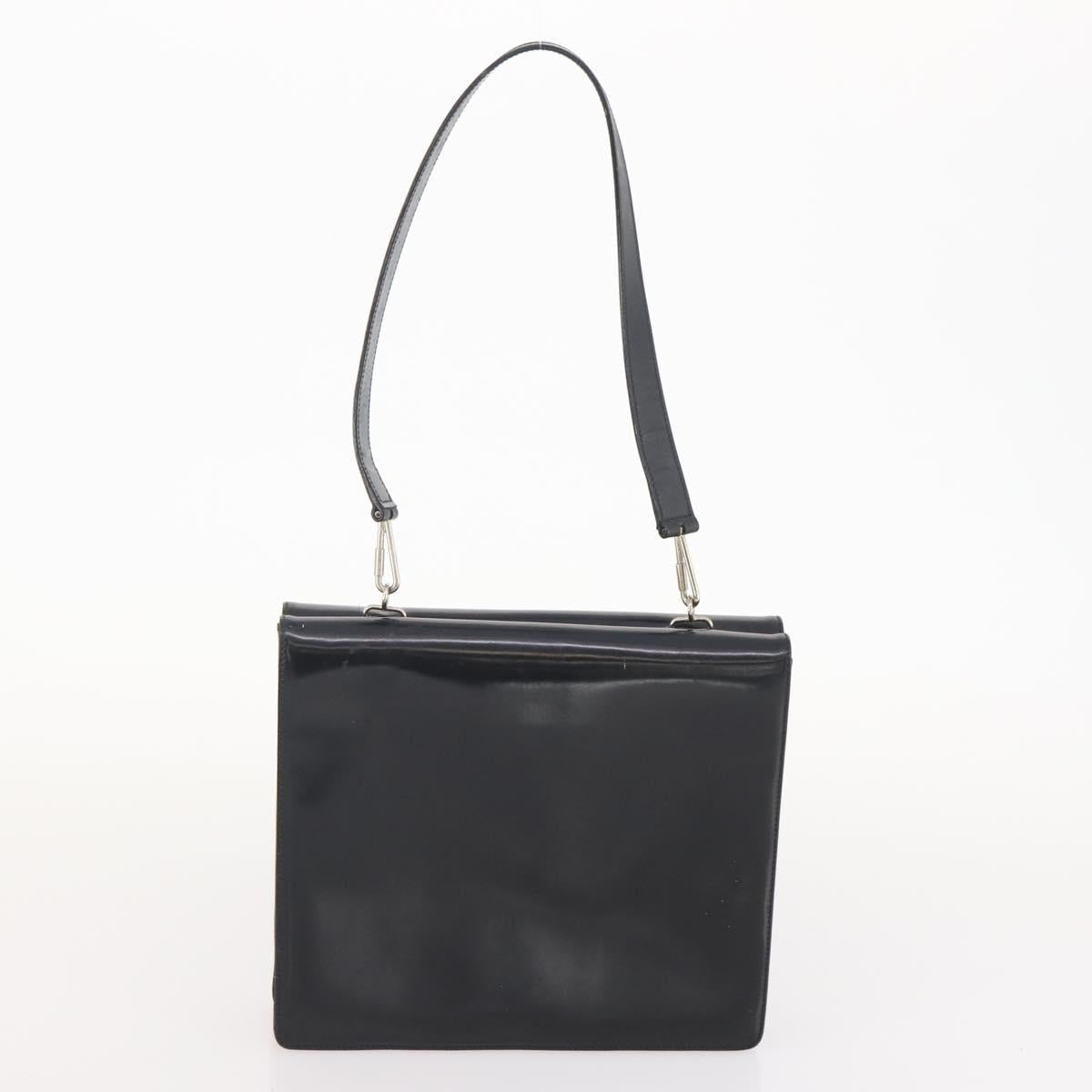 GUCCI GG Canvas Shoulder Bag Nylon Leather 3 Set Black Auth fm5310
