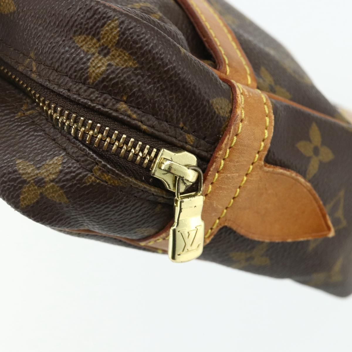 LOUIS VUITTON Monogram Compiegne 28 Clutch Bag M51845 LV Auth fm5342
