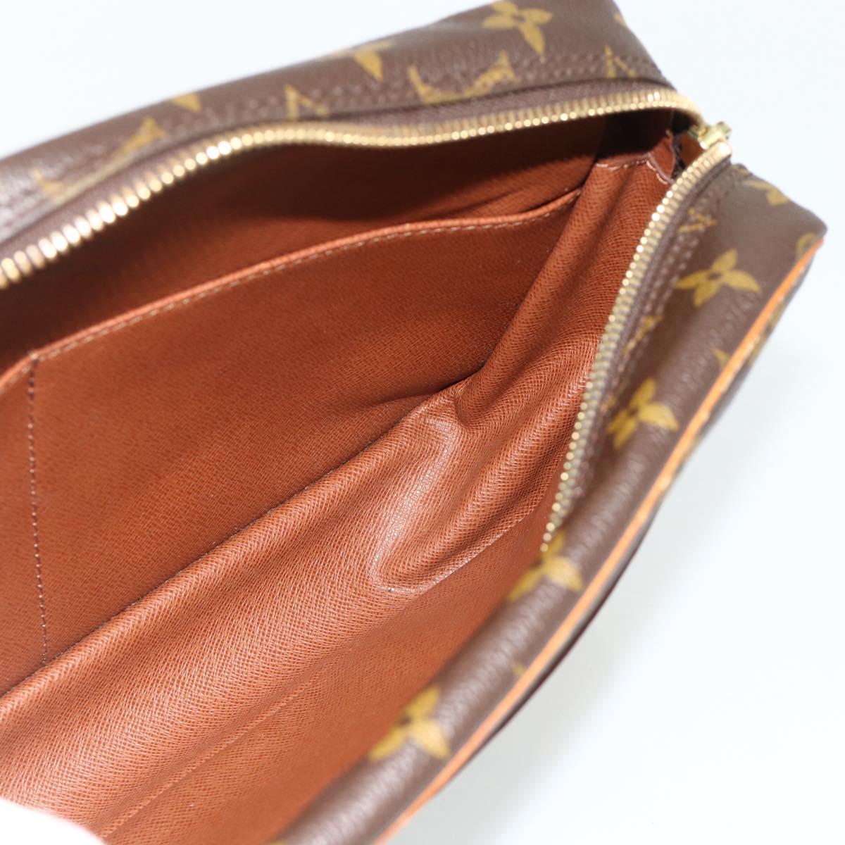 LOUIS VUITTON Monogram Compiegne 28 Clutch Bag M51845 LV Auth fm5342