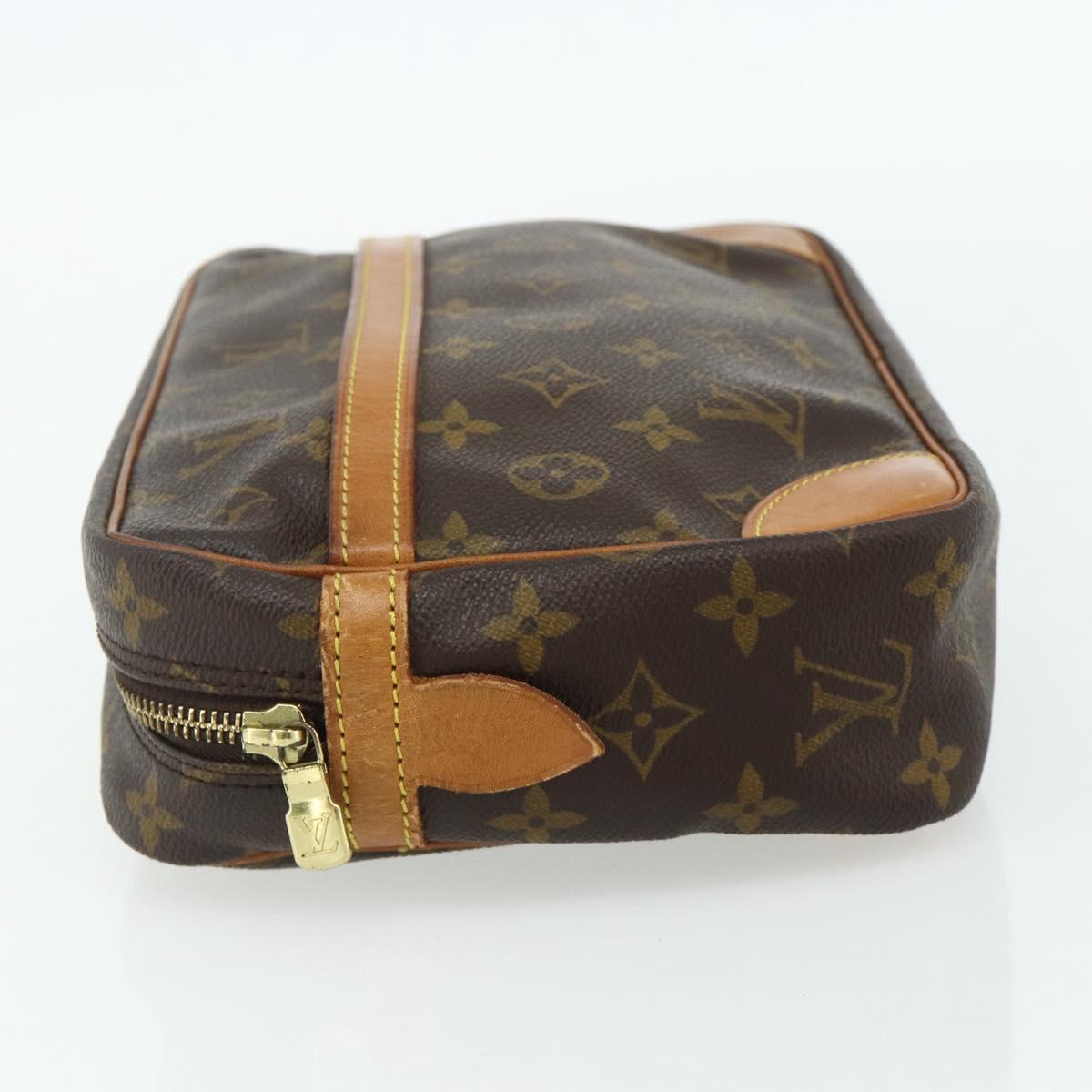 LOUIS VUITTON Monogram Compiegne 28 Clutch Bag M51845 LV Auth fm5342