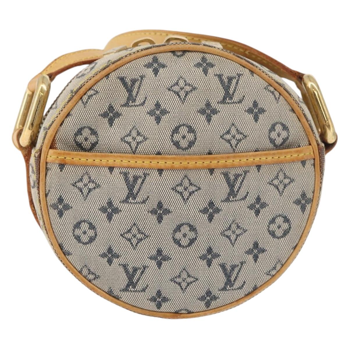 LOUIS VUITTON Monogram Mini Jeanne PM Shoulder Bag Blue M92001 LV Auth fm5343