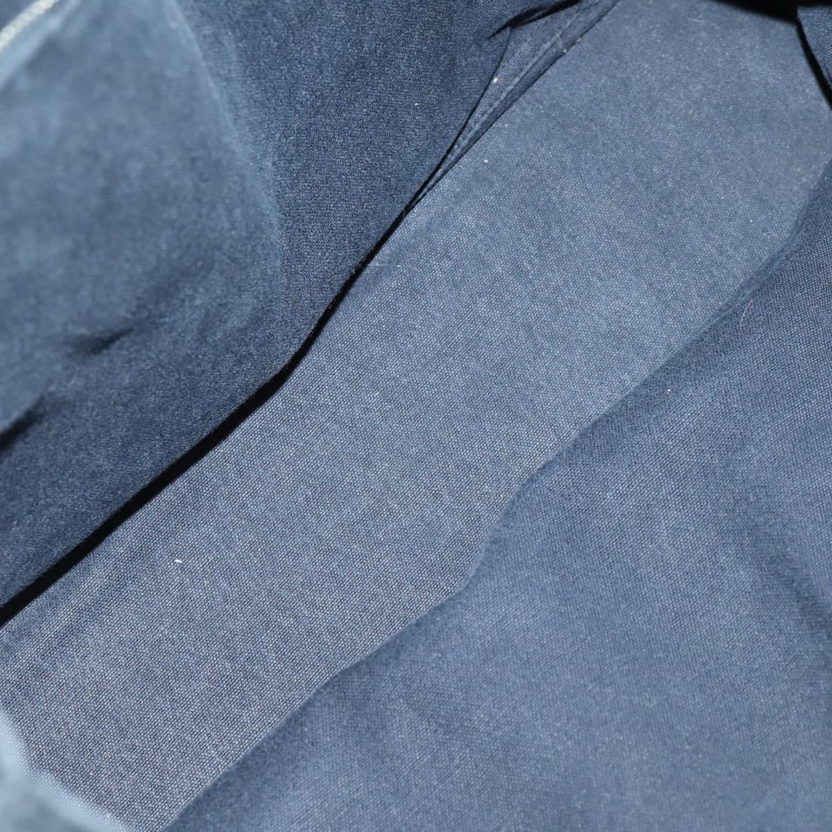 HERMES Fourre Tout Tote Bag Canvas 5 Set Navy Black Khaki Auth fm5354