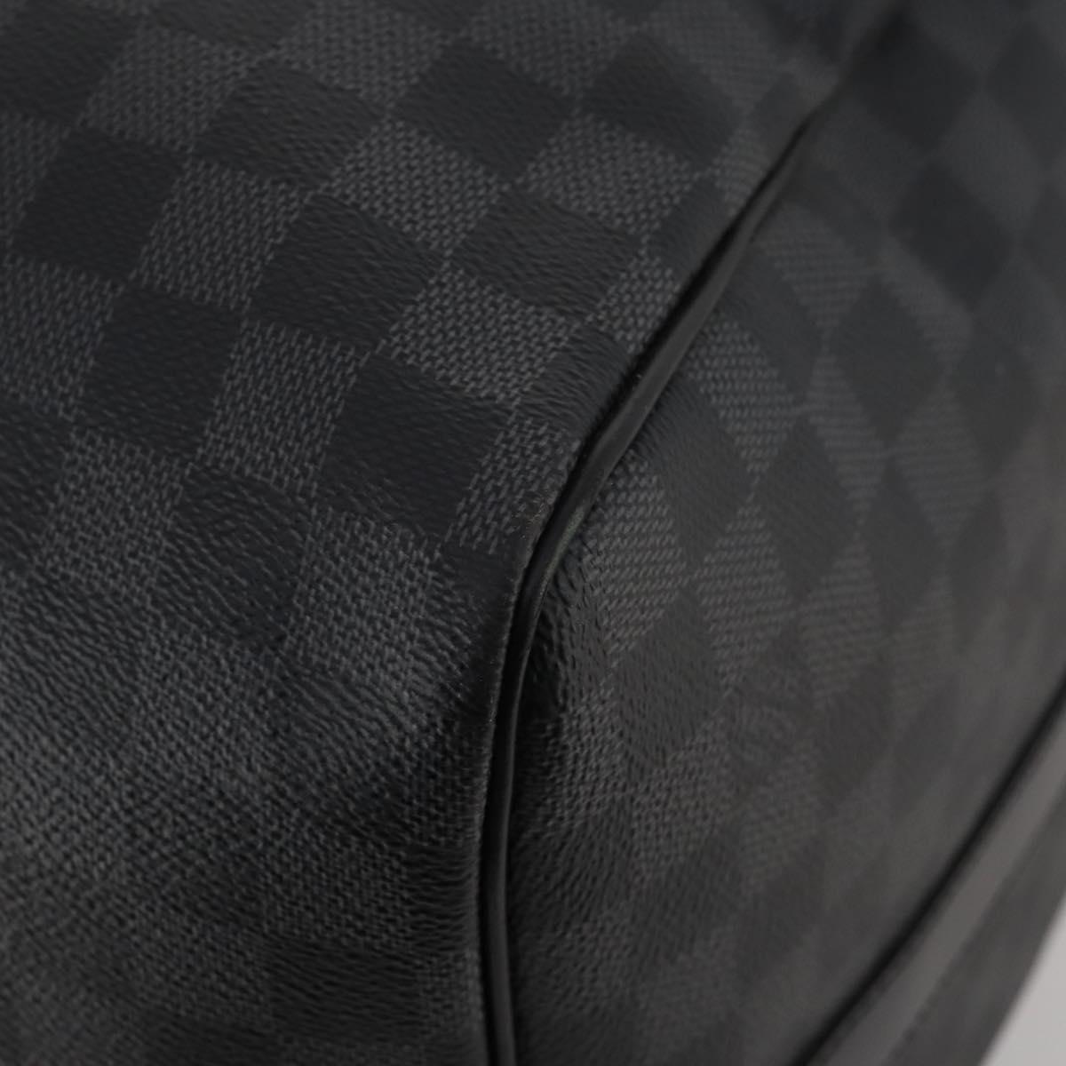 LOUIS VUITTON Damier Graphite Keepall Bandouliere 55 Bag N41413 Auth fm5355SAV