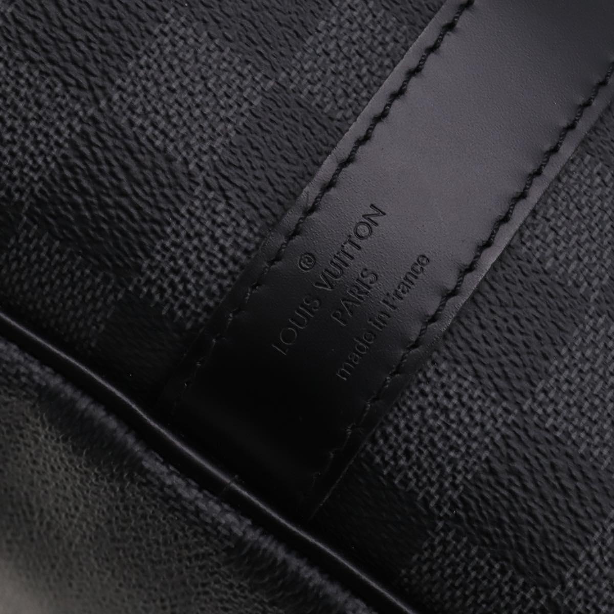 LOUIS VUITTON Damier Graphite Keepall Bandouliere 55 Bag N41413 Auth fm5355SAV