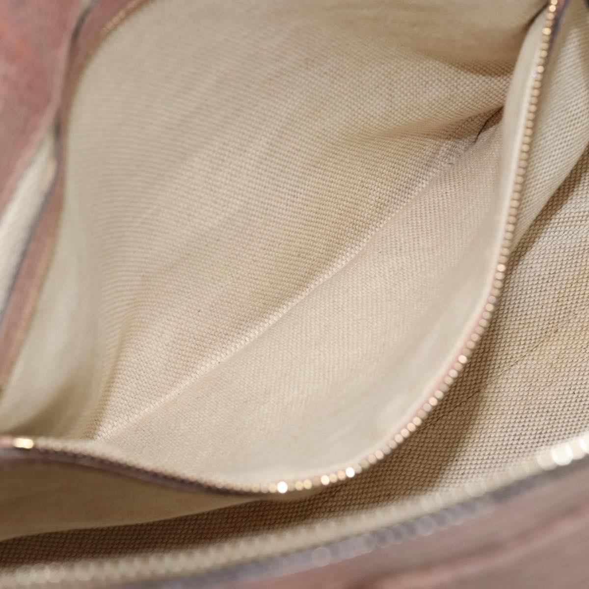 GUCCI Soho Hand Bag Leather 2way Pink Gold 308362 Auth fm5364