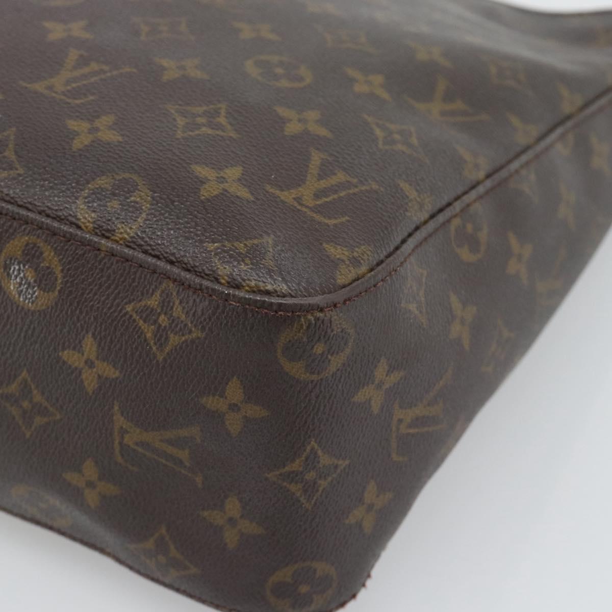LOUIS VUITTON Monogram Looping GM Shoulder Bag M51145 LV Auth fm5365