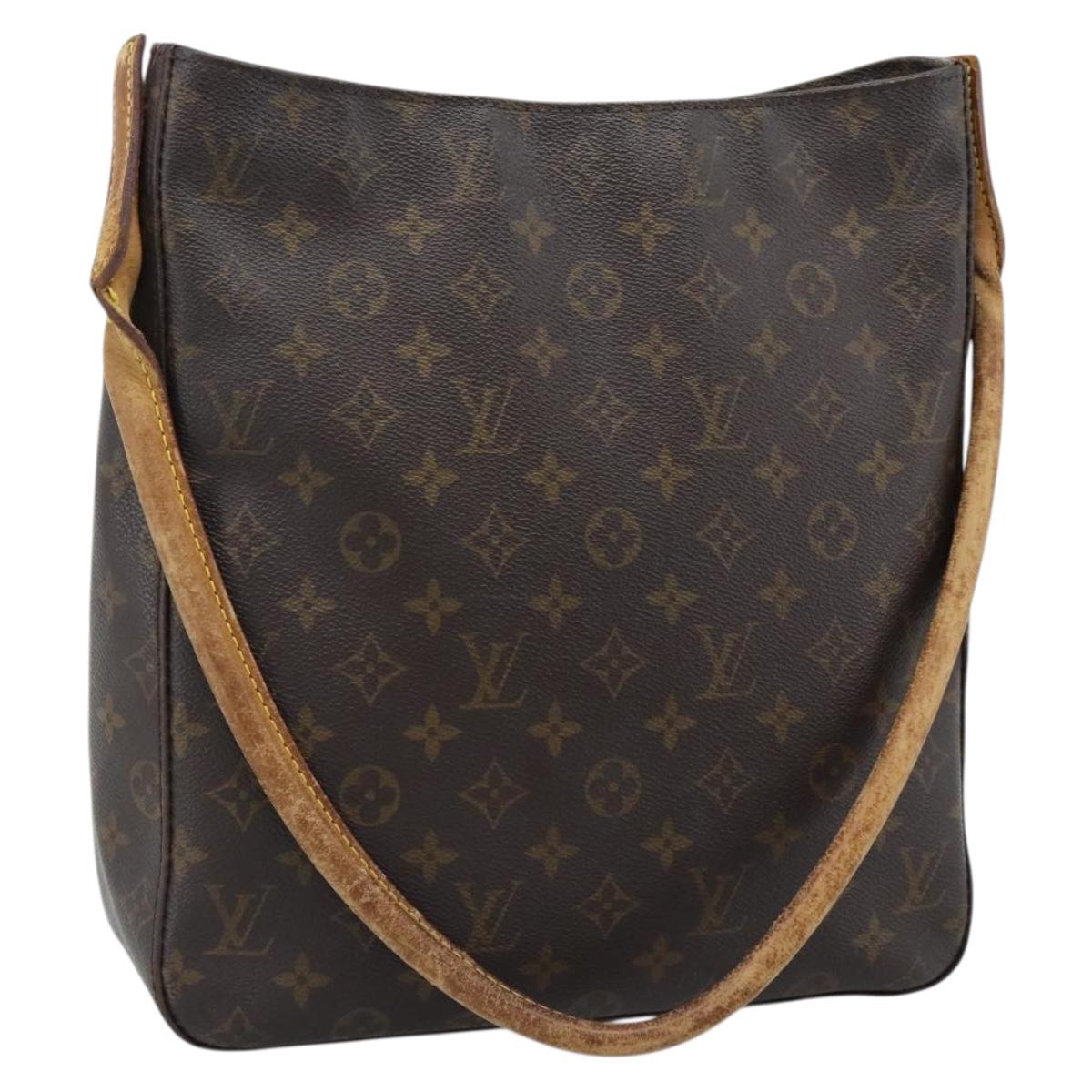 LOUIS VUITTON Monogram Looping GM Shoulder Bag M51145 LV Auth fm5365