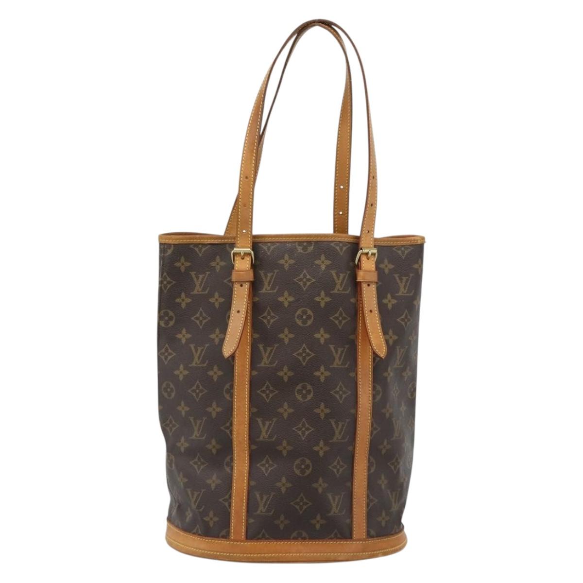LOUIS VUITTON Monogram Bucket GM Shoulder Bag M42236 LV Auth fm5366