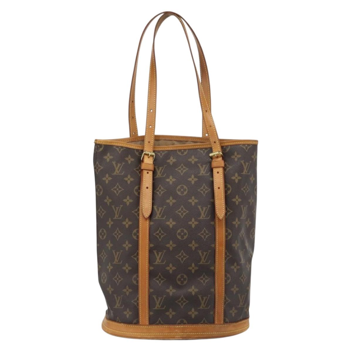 LOUIS VUITTON Monogram Bucket GM Shoulder Bag M42236 LV Auth fm5366