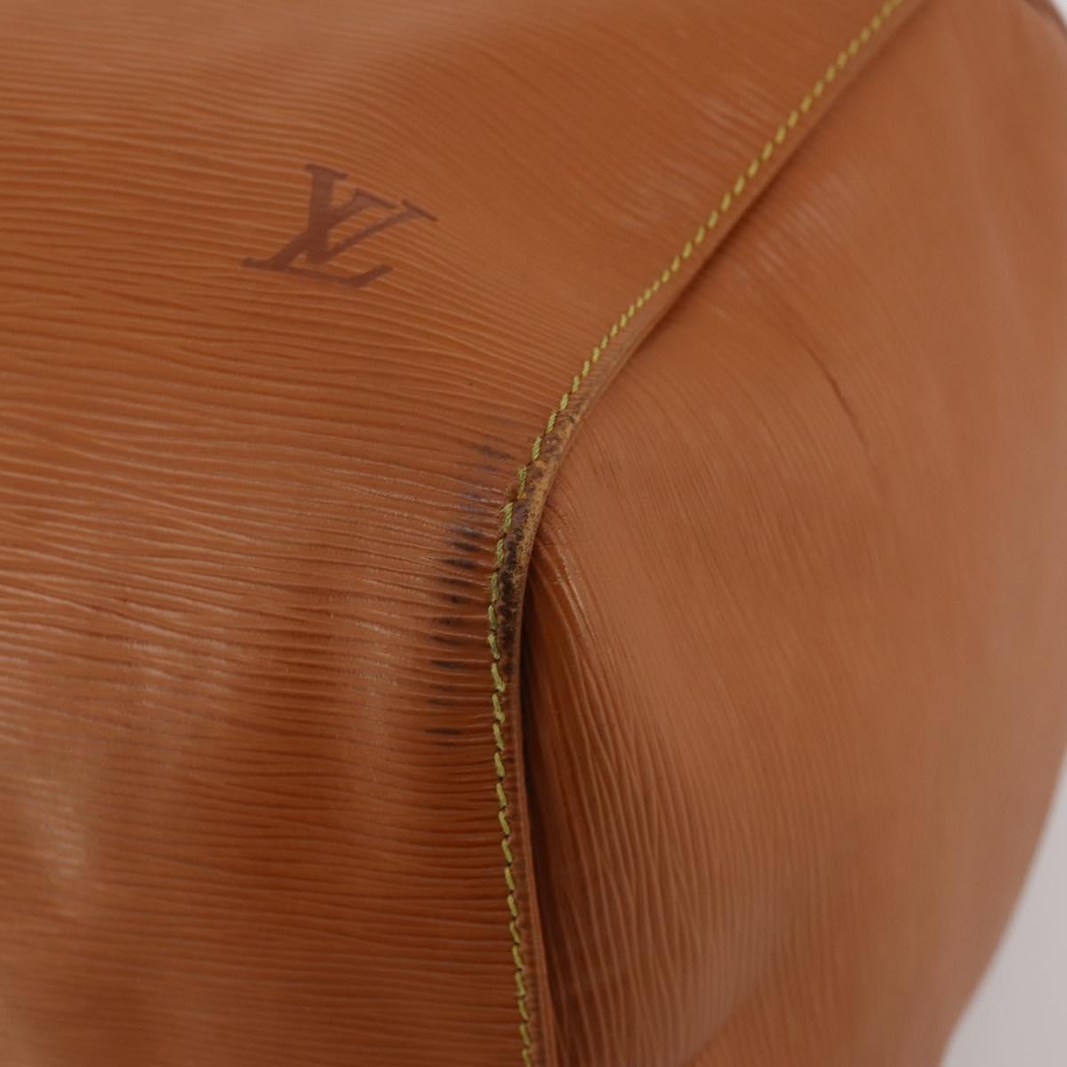 LOUIS VUITTON Epi Keepall 55 Boston Bag Brown M42958 LV Auth fm5388A