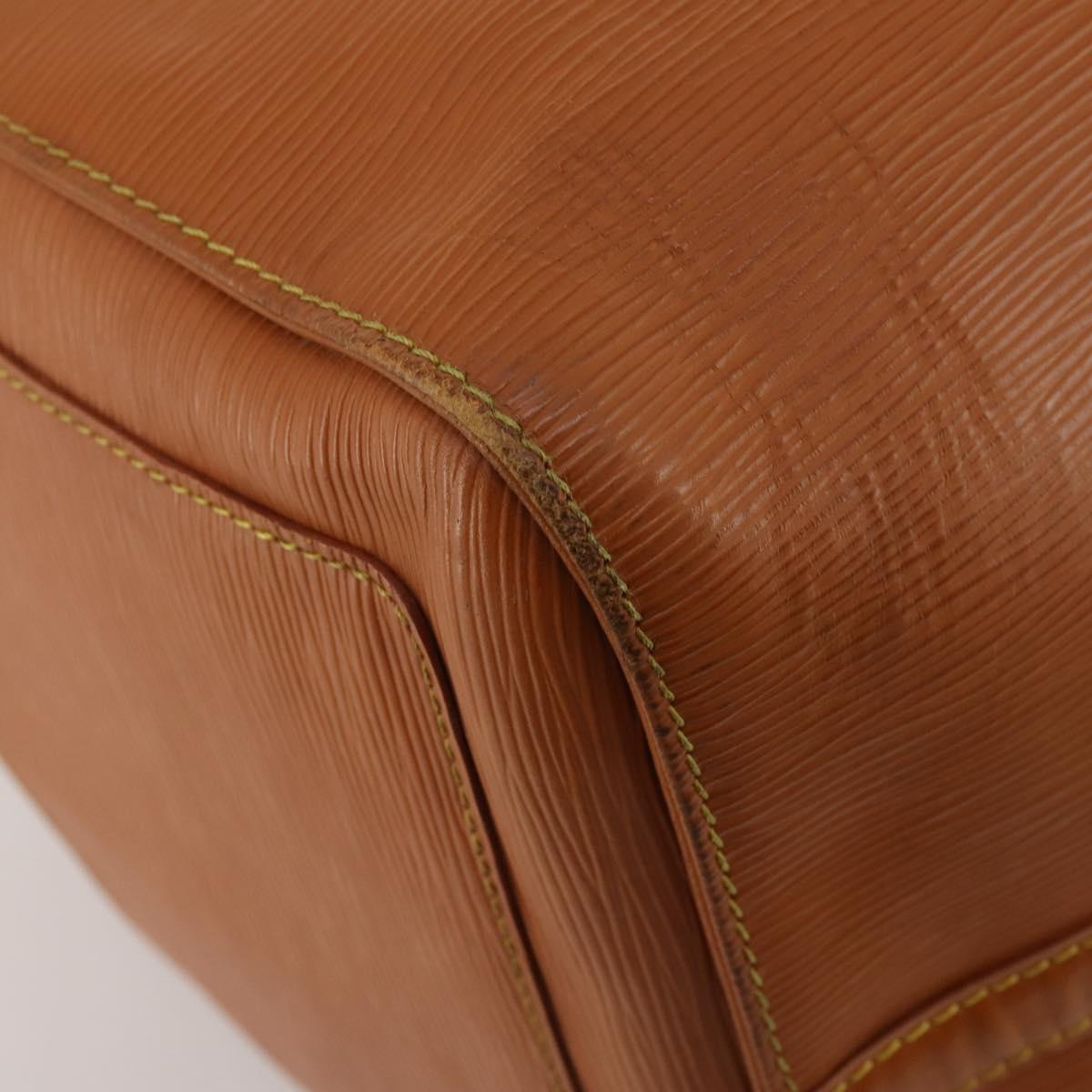 LOUIS VUITTON Epi Keepall 55 Boston Bag Brown M42958 LV Auth fm5388A