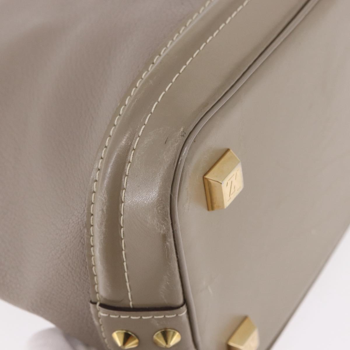 LOUIS VUITTON Suhari Lockit PM Hand Bag Gray M91790 LV Auth fm5402A