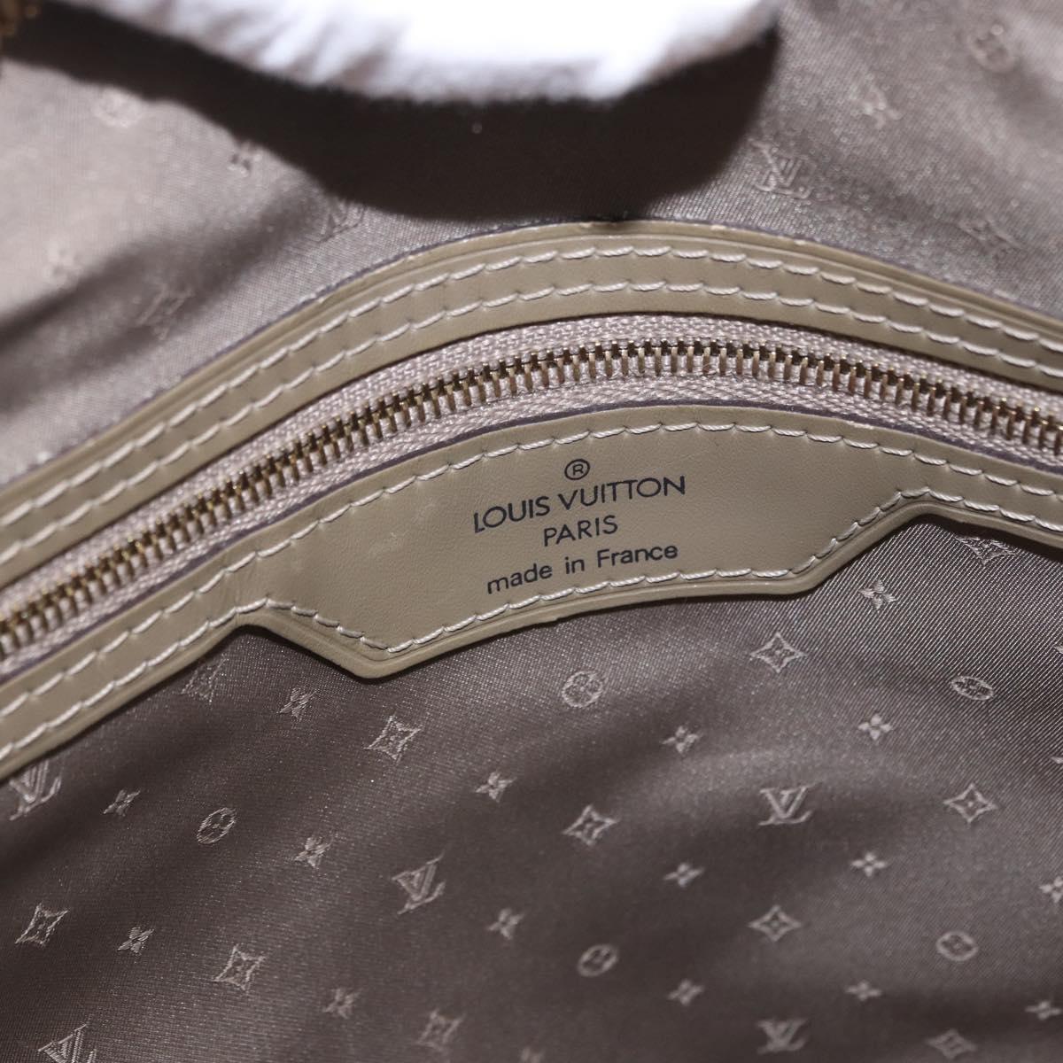 LOUIS VUITTON Suhari Lockit PM Hand Bag Gray M91790 LV Auth fm5402A