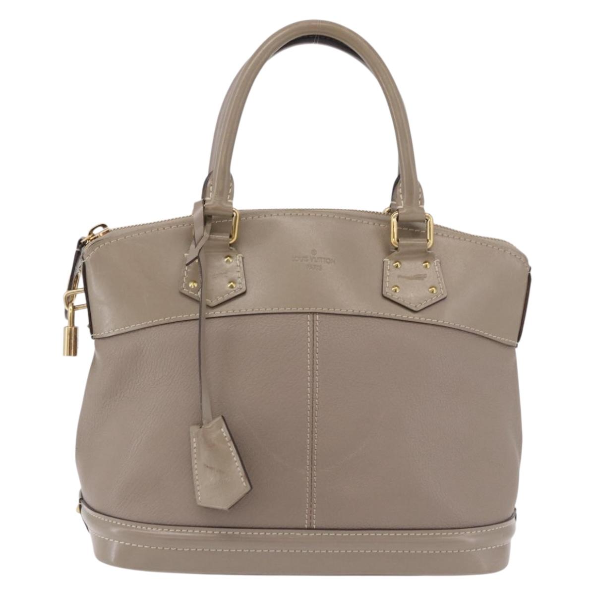 LOUIS VUITTON Suhari Lockit PM Hand Bag Gray M91790 LV Auth fm5402A