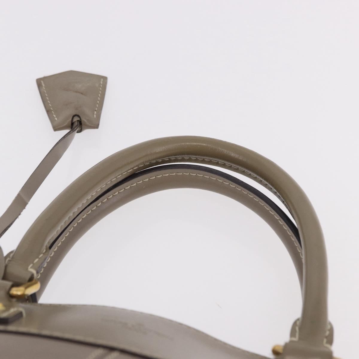 LOUIS VUITTON Suhari Lockit PM Hand Bag Gray M91790 LV Auth fm5402A