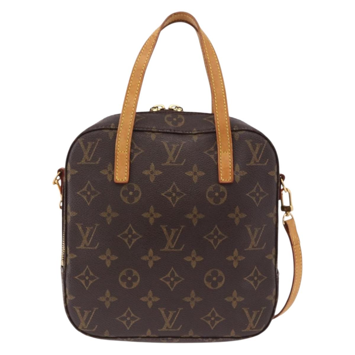 LOUIS VUITTON Monogram Spontini Hand Bag M47500 LV Auth fm5407