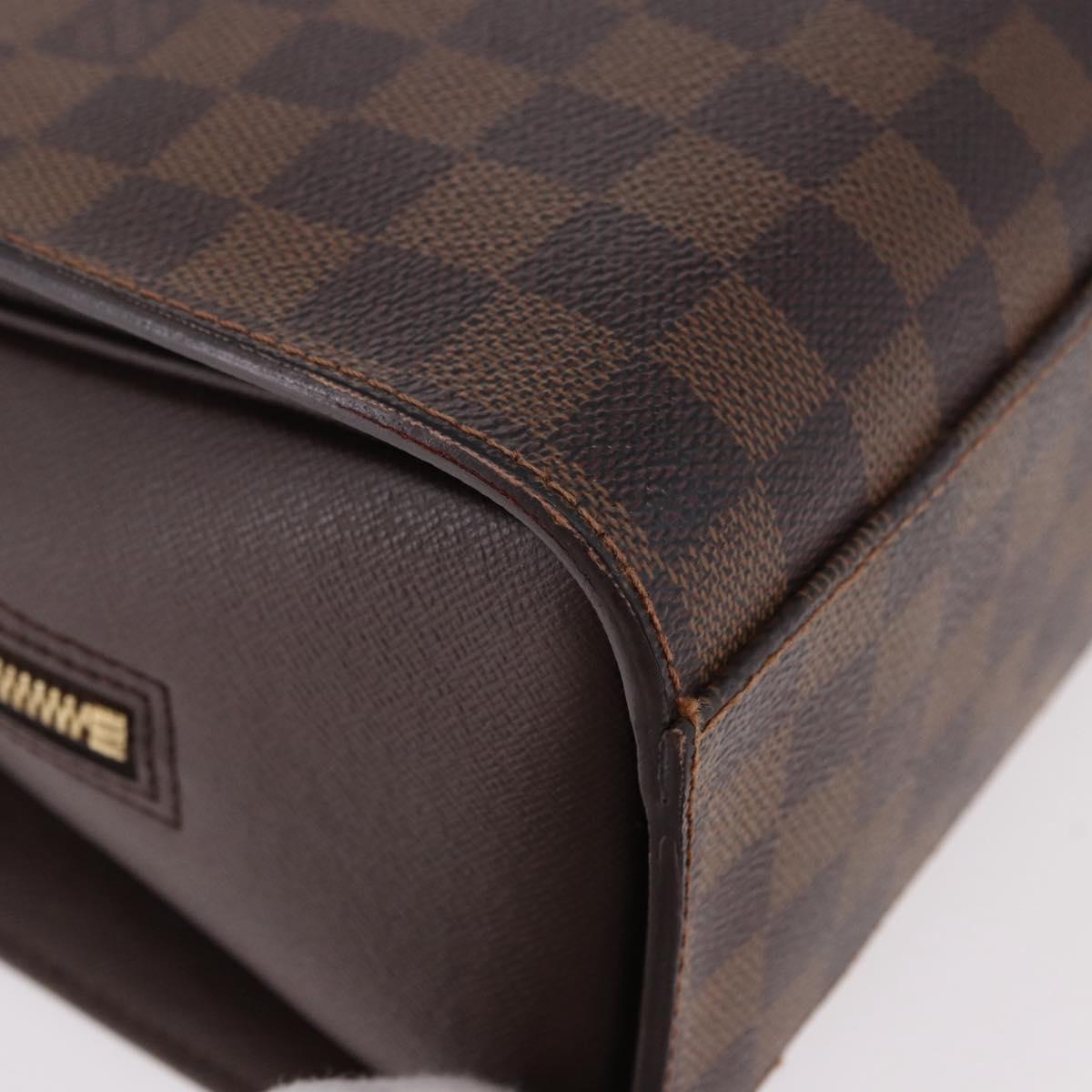 LOUIS VUITTON Damier Ebene Triana Hand Bag N51155 LV Auth fm5408