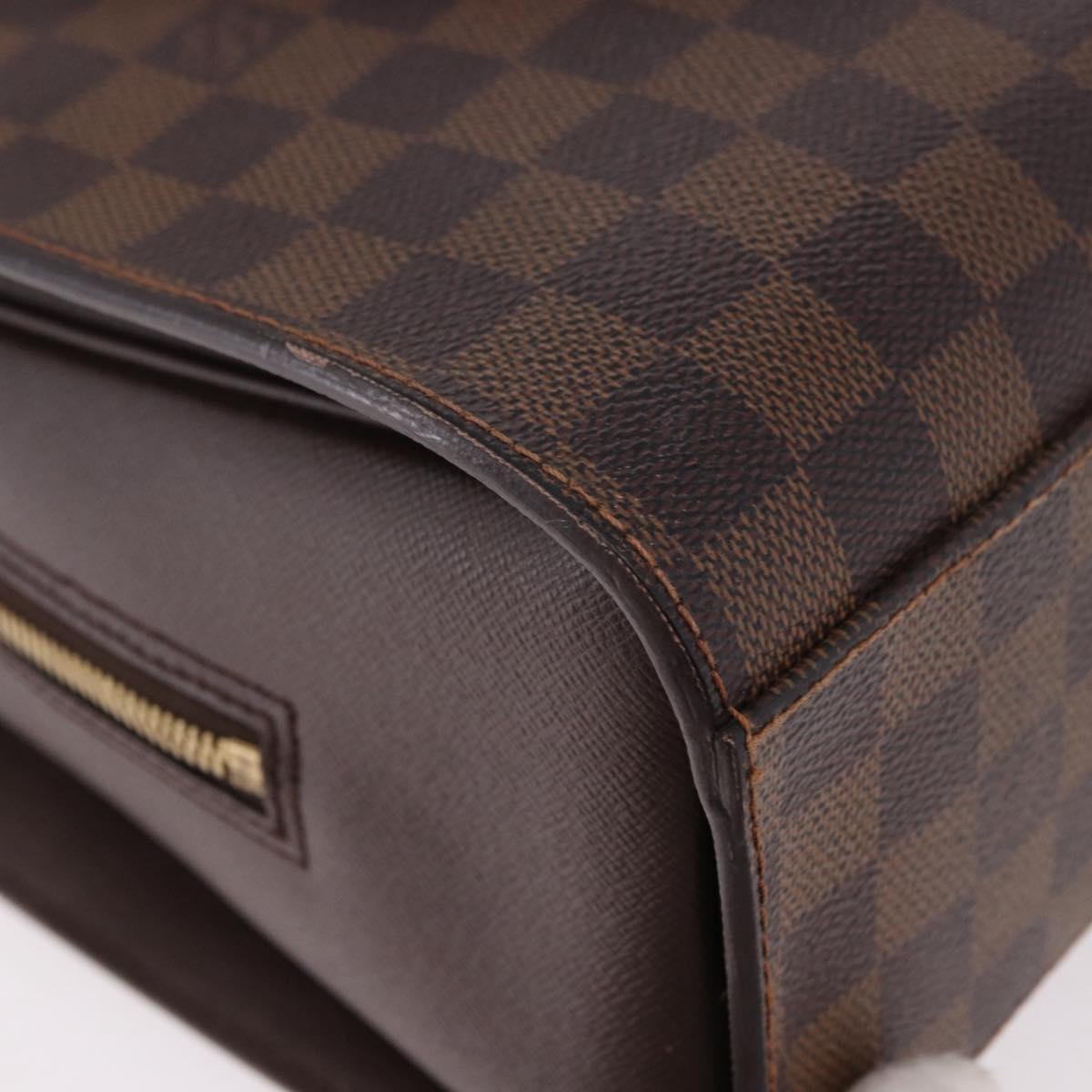 LOUIS VUITTON Damier Ebene Triana Hand Bag N51155 LV Auth fm5408