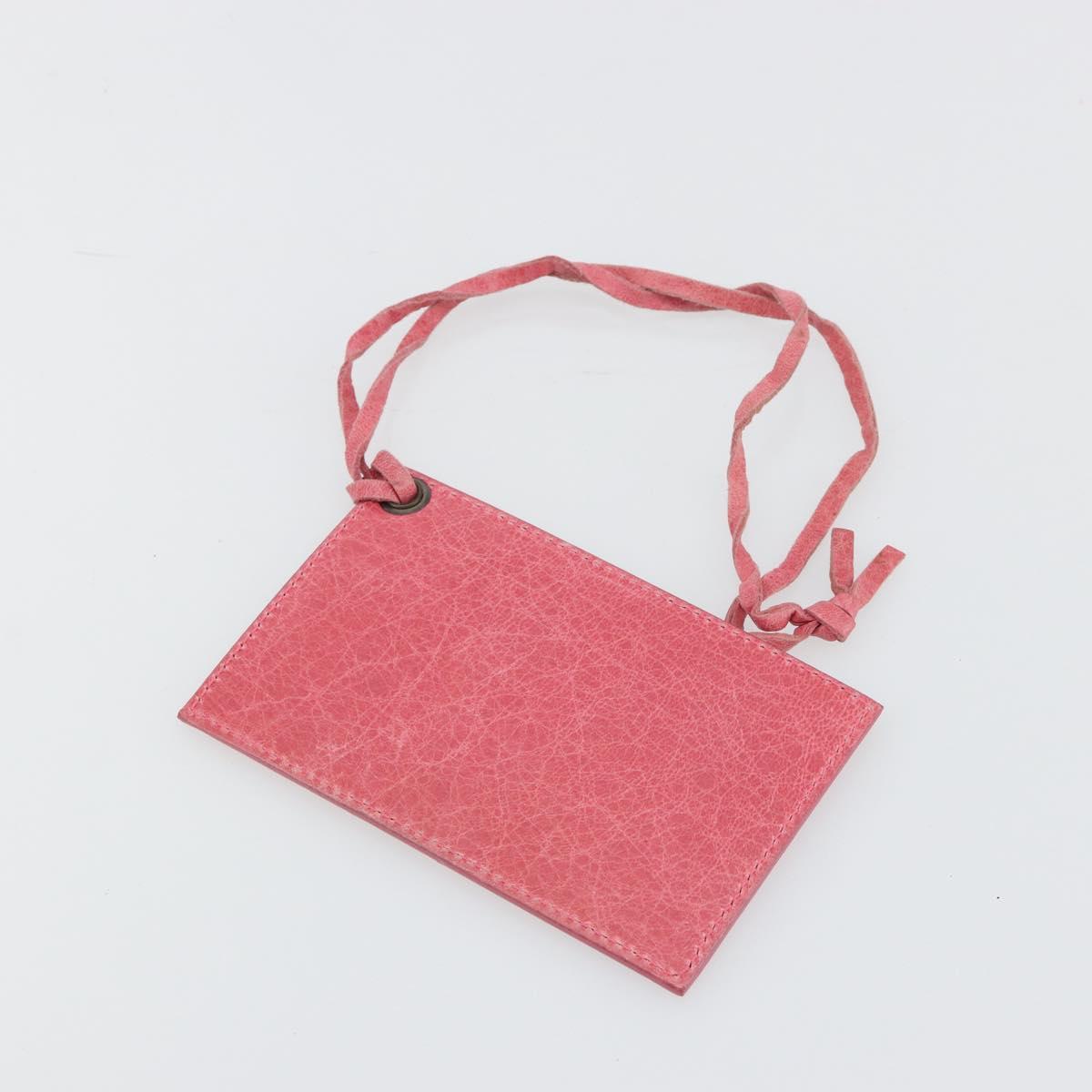 BALENCIAGA The First Hand Bag Leather 2way Pink 103208 6643 Auth fm5411V
