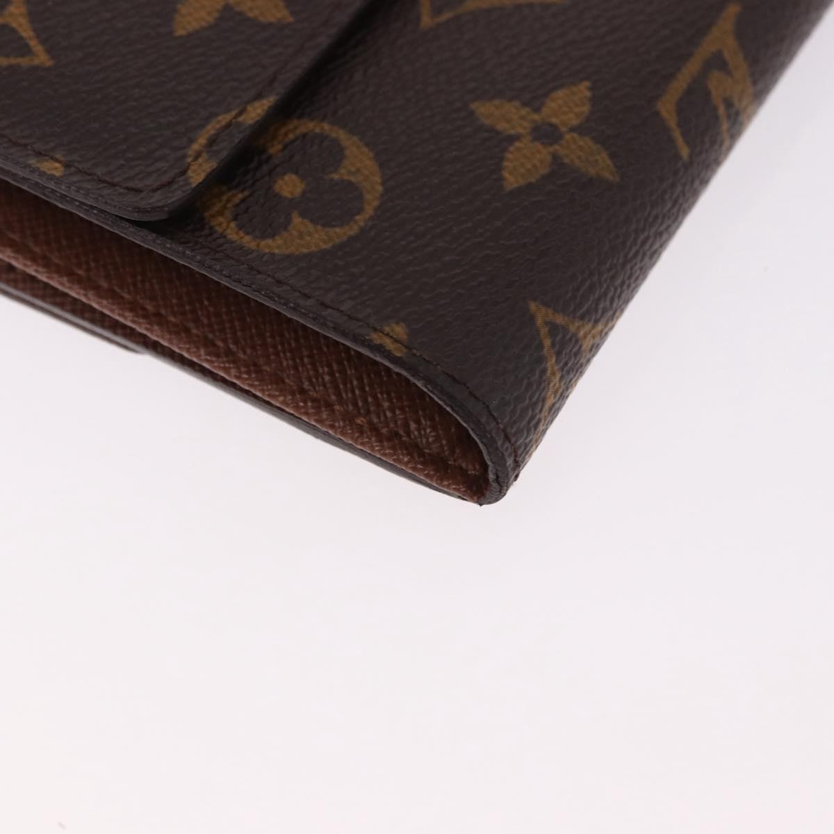 LOUIS VUITTON Monogram Porte Monnaie Bier Cartes Crdit M61652 LV Auth fm5418A