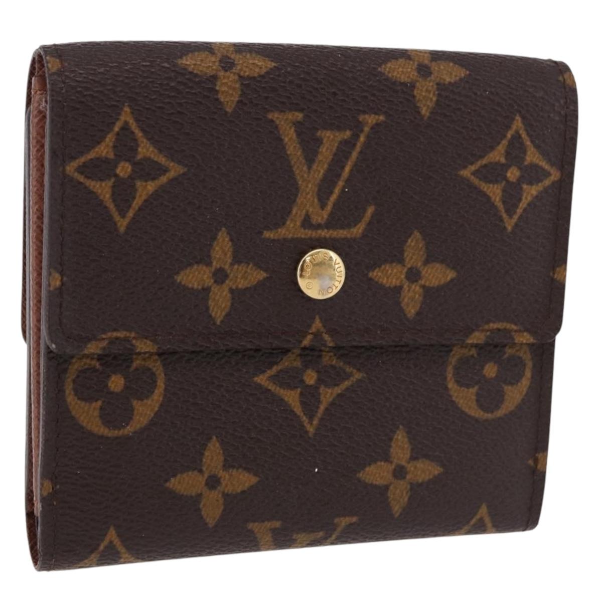 LOUIS VUITTON Monogram Porte Monnaie Bier Cartes Crdit M61652 LV Auth fm5418A
