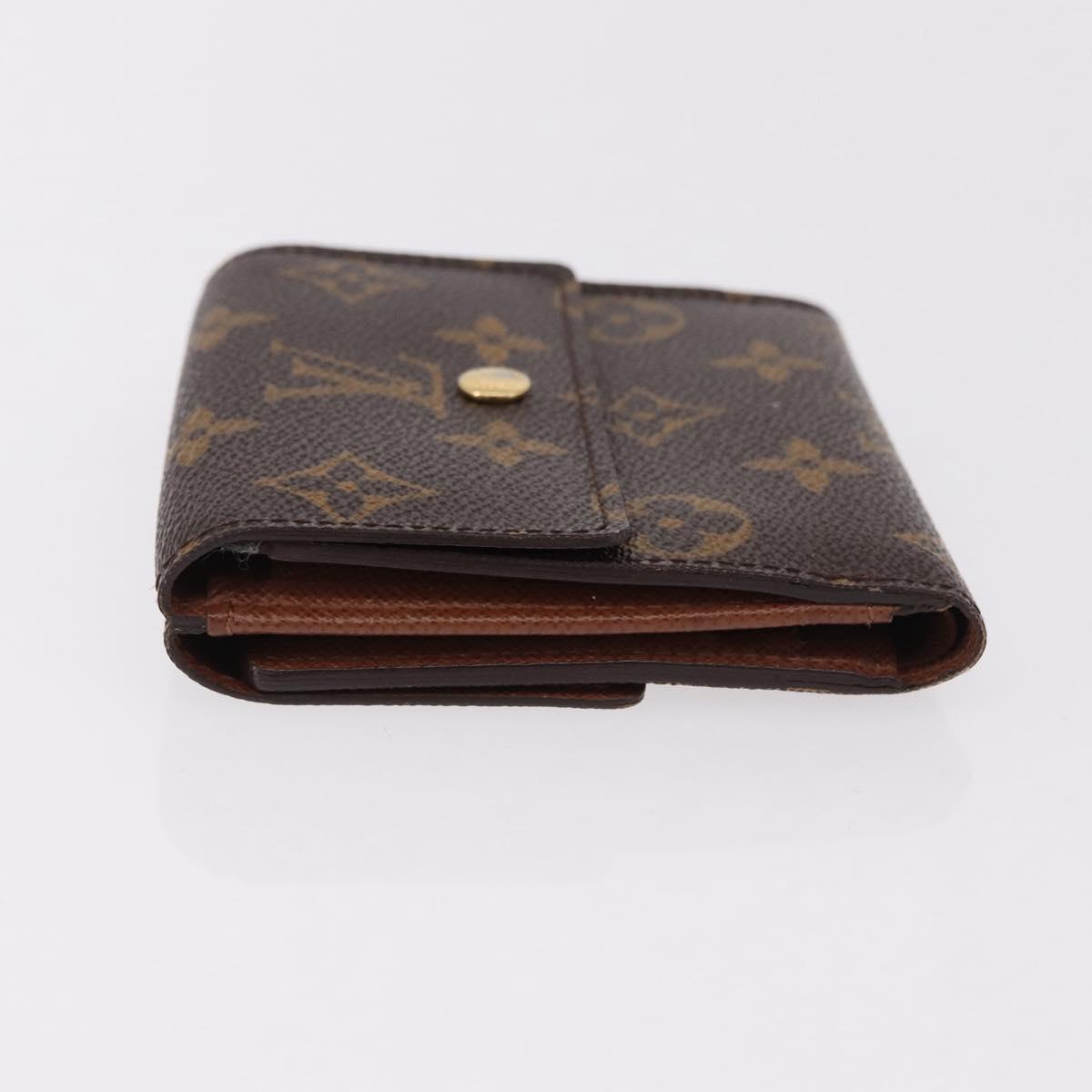 LOUIS VUITTON Monogram Porte Monnaie Bier Cartes Crdit M61652 LV Auth fm5418A