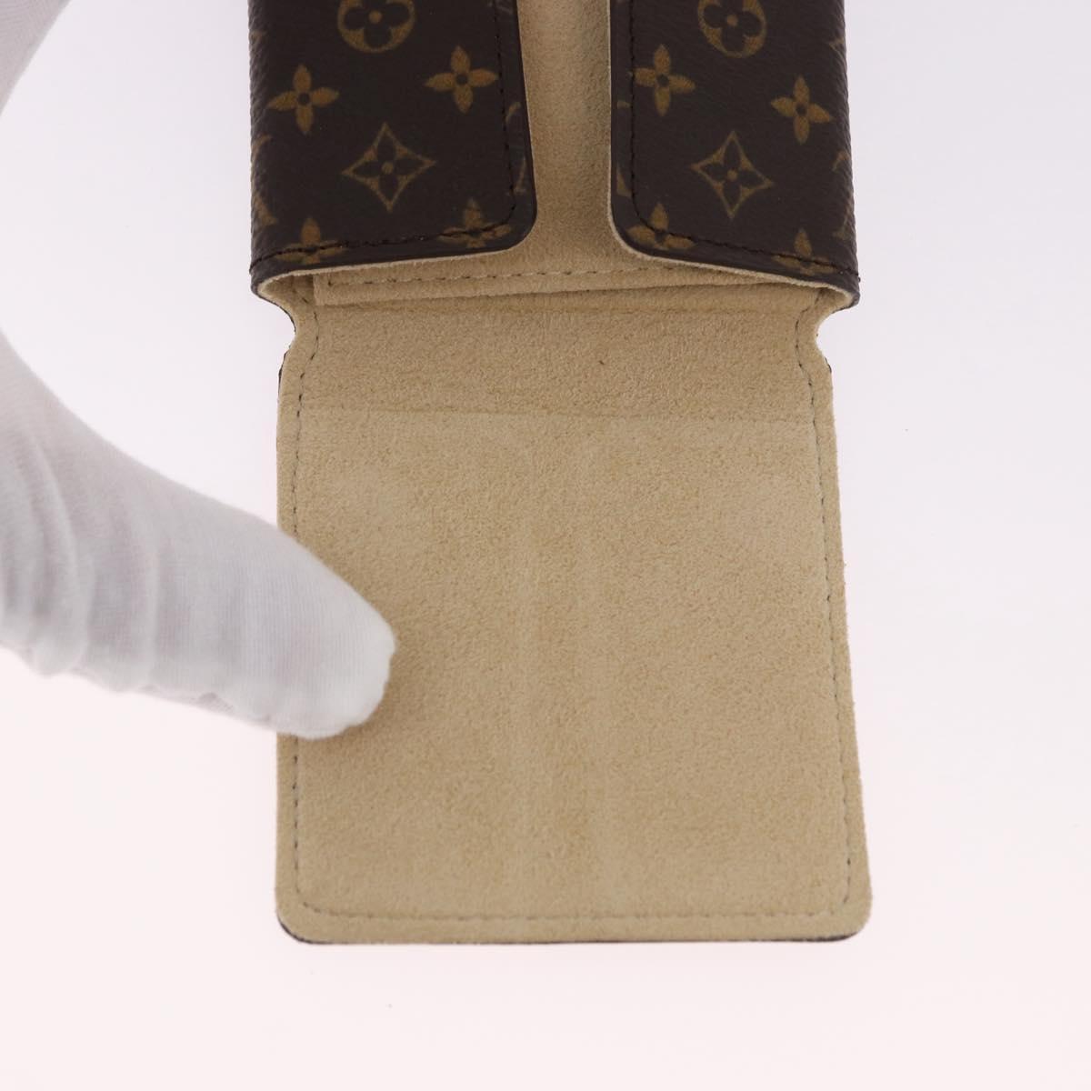 LOUIS VUITTON Monogram Jewelry Case Jewelry Box LV Auth fm5419A