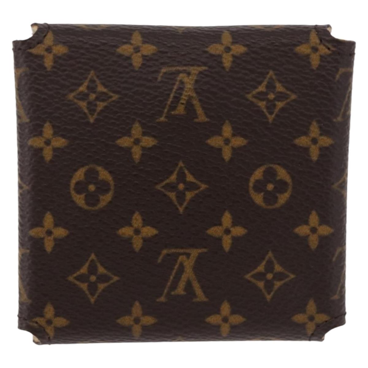 LOUIS VUITTON Monogram Jewelry Case Jewelry Box LV Auth fm5419A