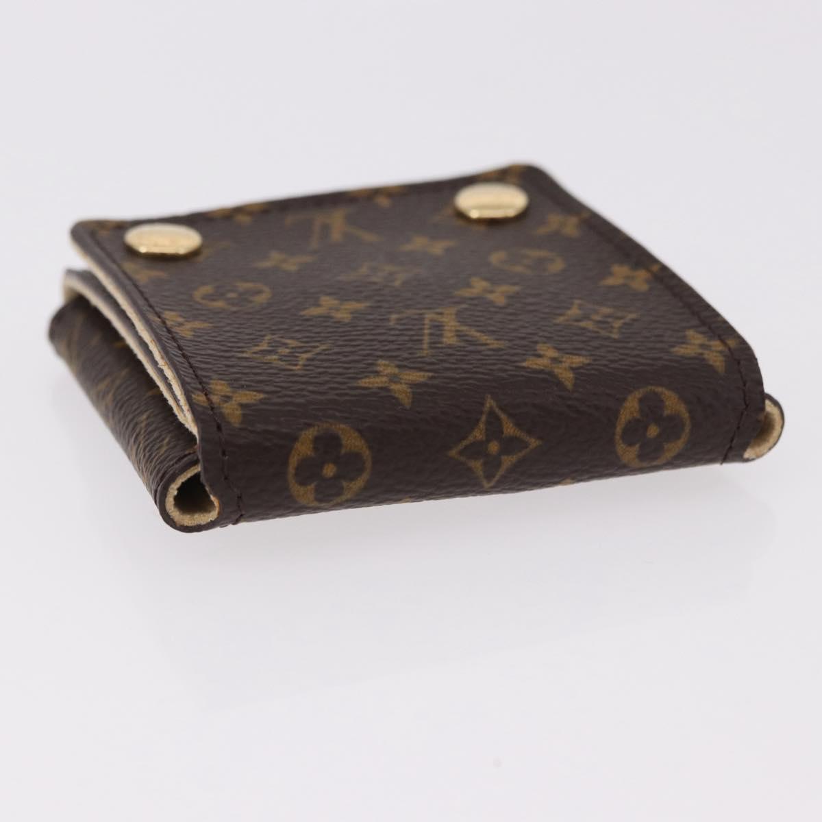 LOUIS VUITTON Monogram Jewelry Case Jewelry Box LV Auth fm5419A
