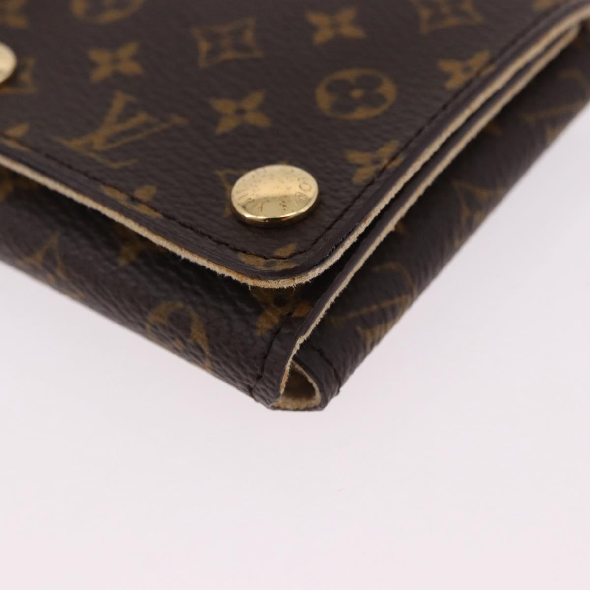 LOUIS VUITTON Monogram Jewelry Case Jewelry Box LV Auth fm5419A
