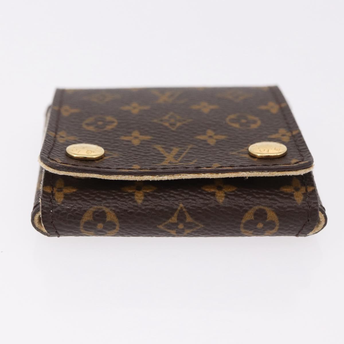LOUIS VUITTON Monogram Jewelry Case Jewelry Box LV Auth fm5420A