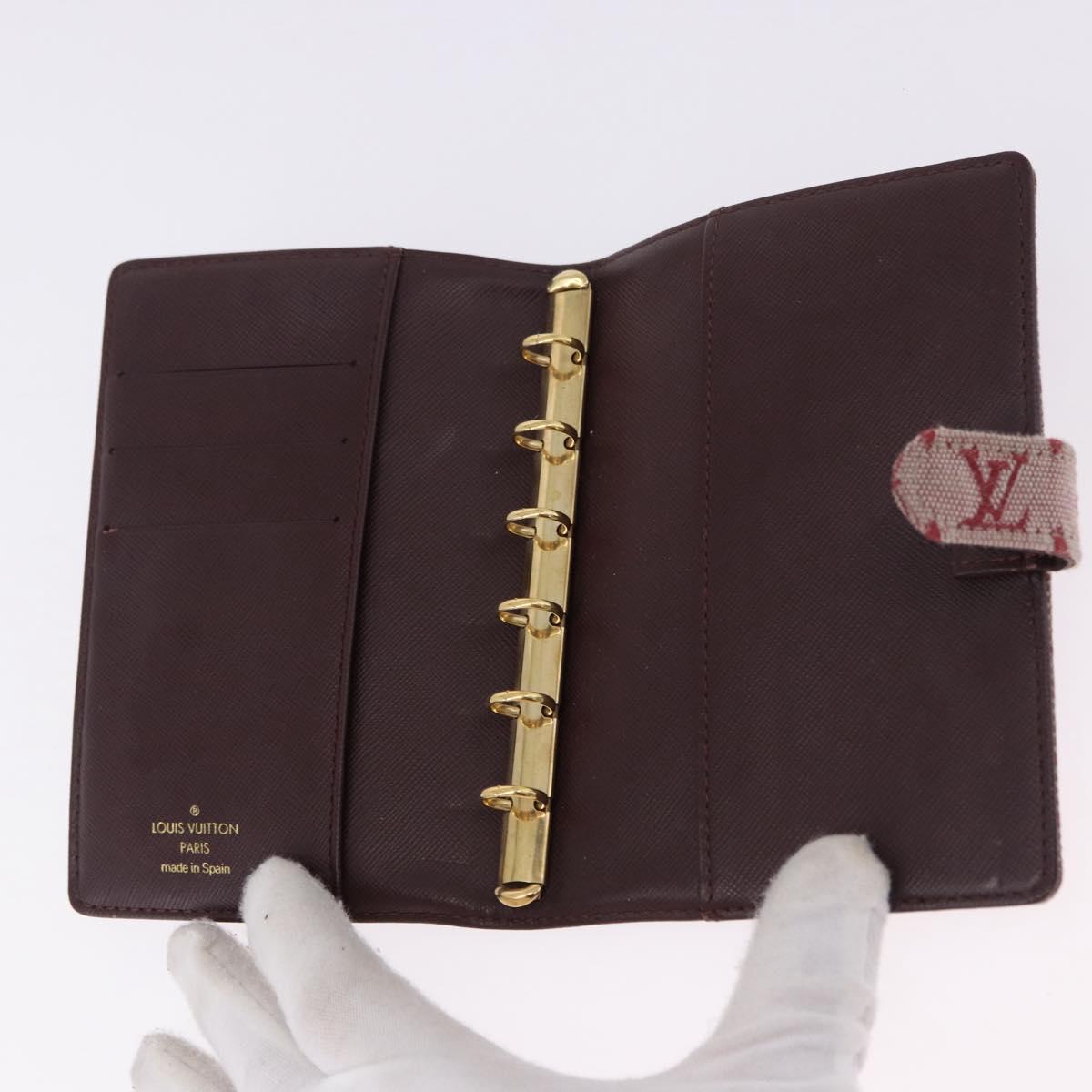 LOUIS VUITTON Vernis Monogram Mini Agenda PM Day Planner Cover 3 Set Auth fm5421