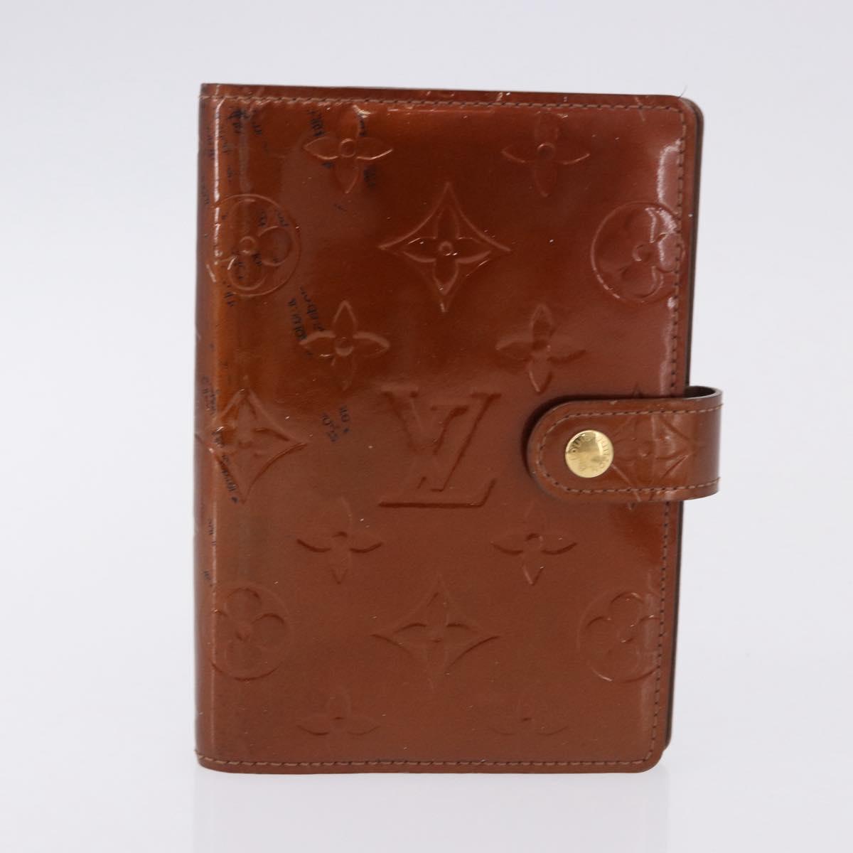 LOUIS VUITTON Vernis Monogram Mini Agenda PM Day Planner Cover 3 Set Auth fm5421