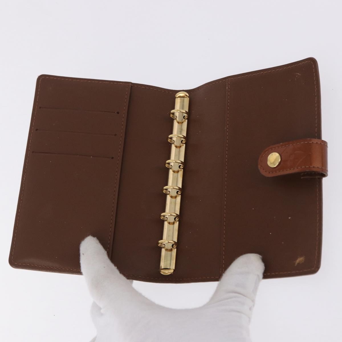 LOUIS VUITTON Vernis Monogram Mini Agenda PM Day Planner Cover 3 Set Auth fm5421
