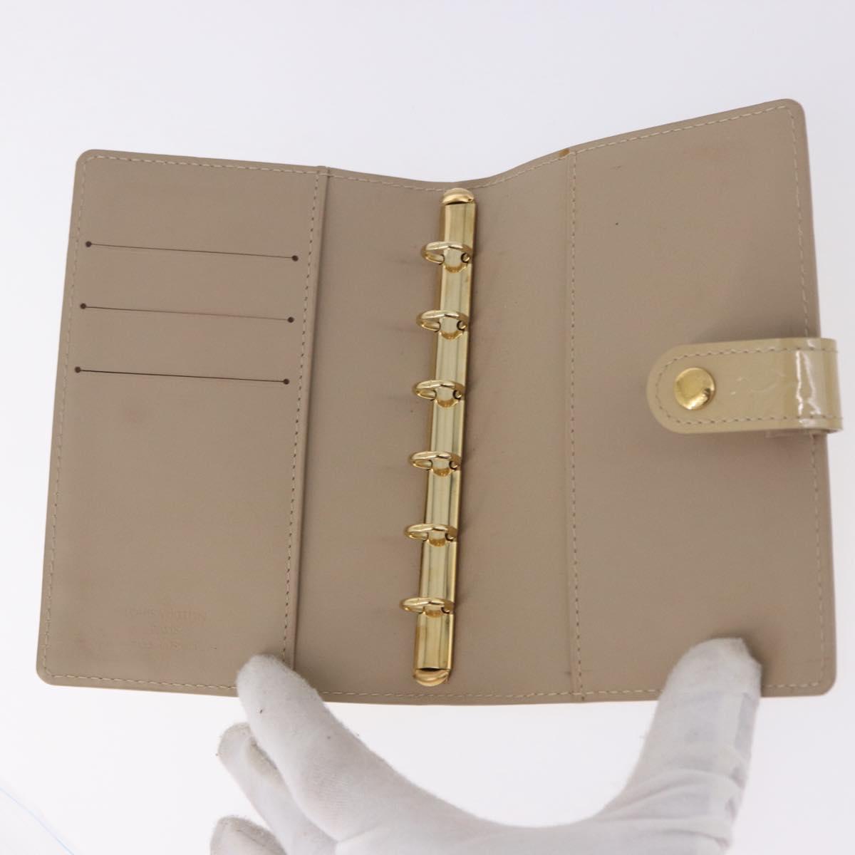 LOUIS VUITTON Vernis Monogram Mini Agenda PM Day Planner Cover 3 Set Auth fm5421
