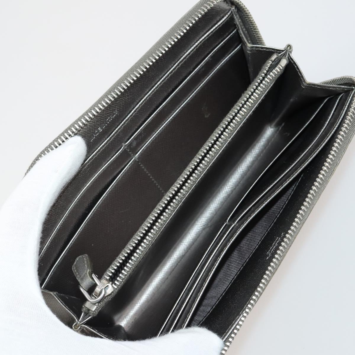 PRADA Wallet Leather 7 Set Red Black beige Auth fm5422