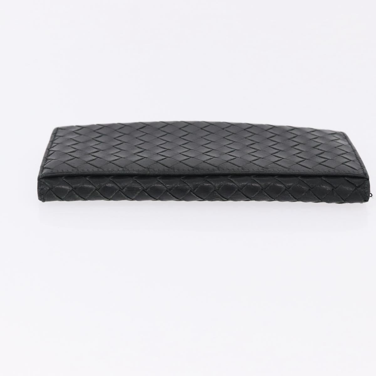 BOTTEGAVENETA INTRECCIATO Wallet Leather 4 Set Pink Brown black Auth fm5424