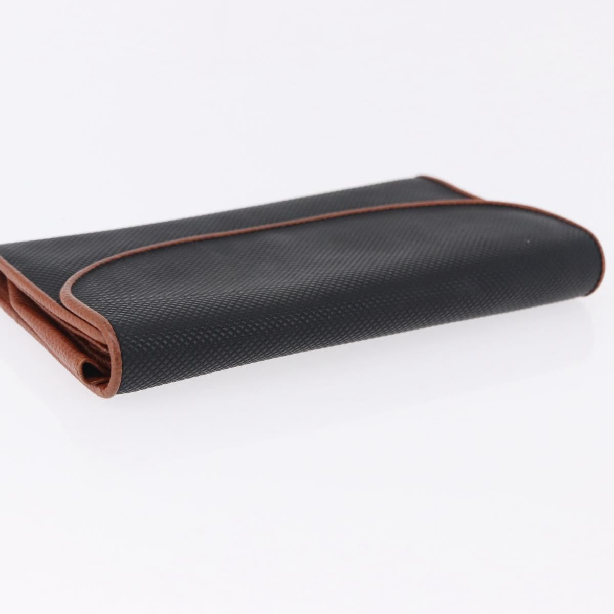 BOTTEGAVENETA INTRECCIATO Wallet Leather 4 Set Pink Brown black Auth fm5424