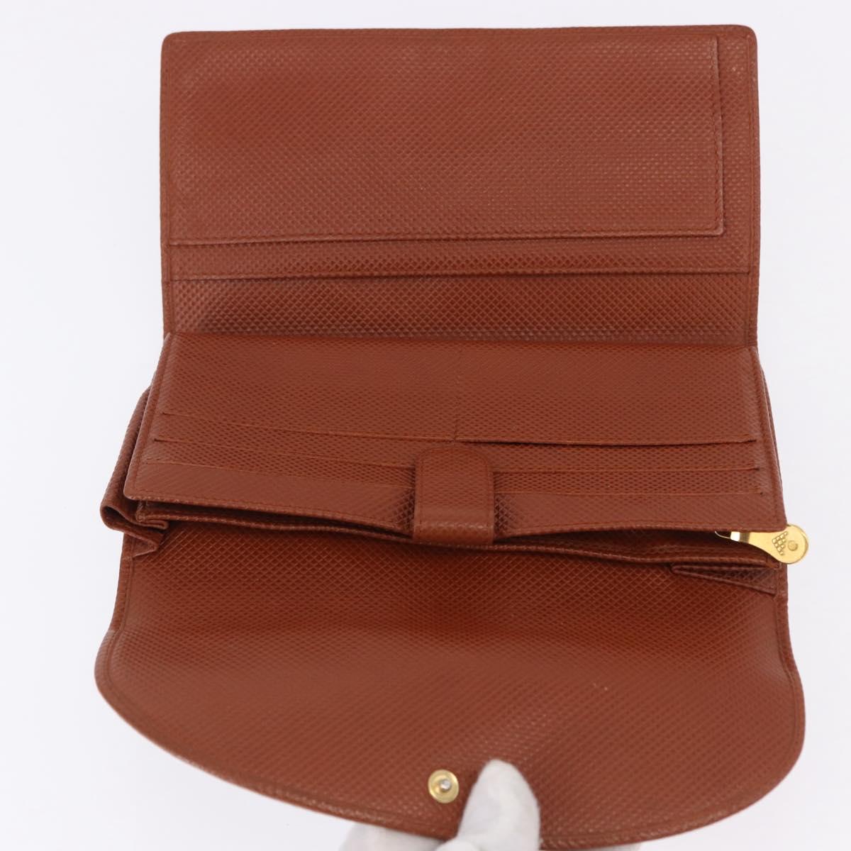 BOTTEGAVENETA INTRECCIATO Wallet Leather 4 Set Pink Brown black Auth fm5424