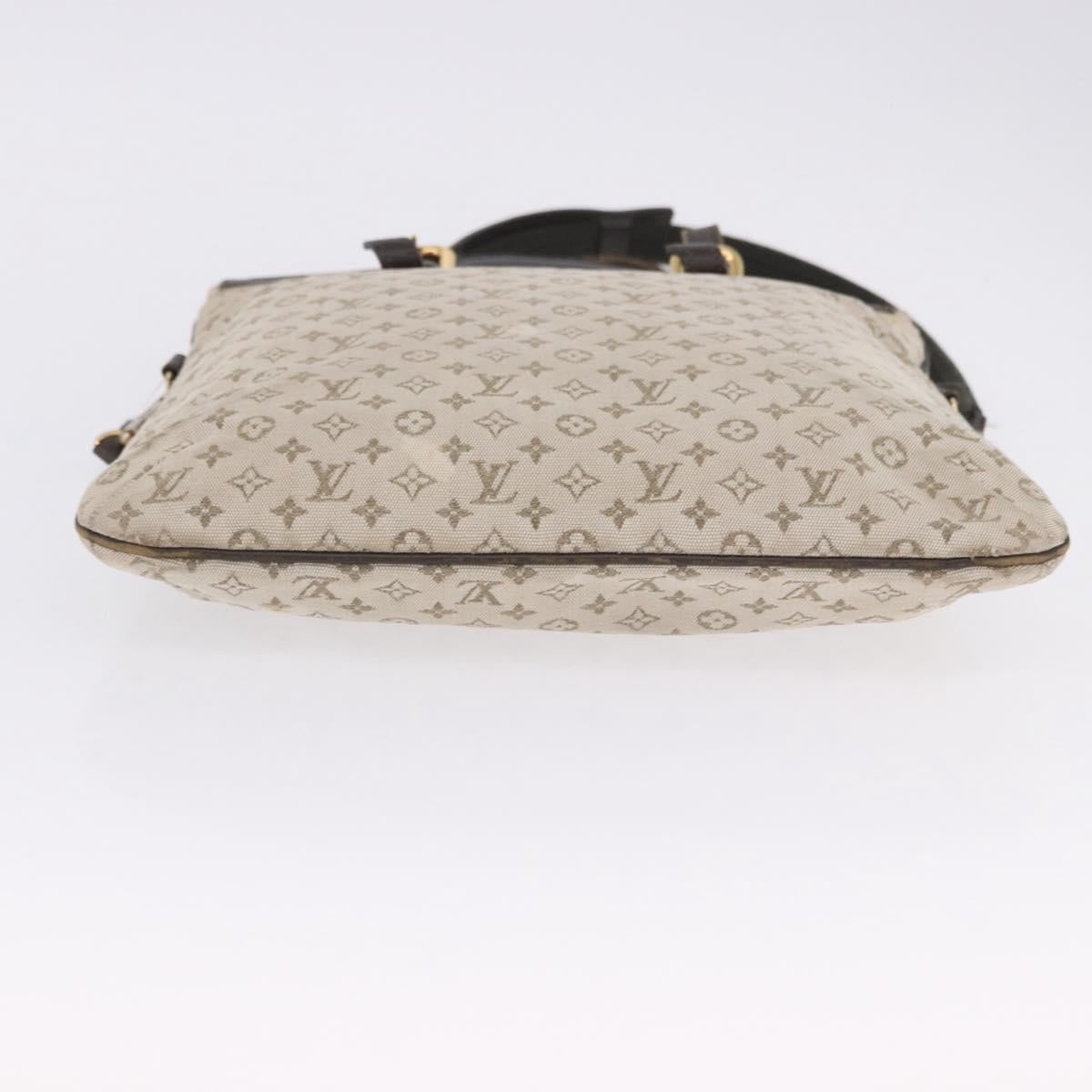 LOUIS VUITTON Monogram Mini Francoise Tote Bag 2way Khaki M92209 LV Auth fm5439