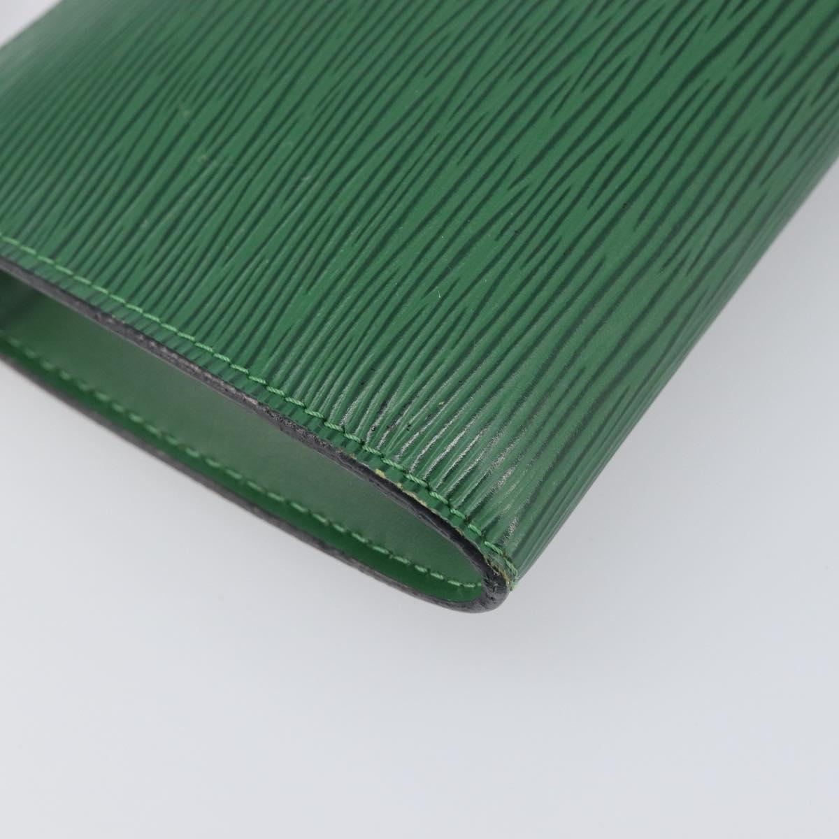 LOUIS VUITTON Epi Pochette Accessoires Pouch Green M52984 LV Auth fm5443