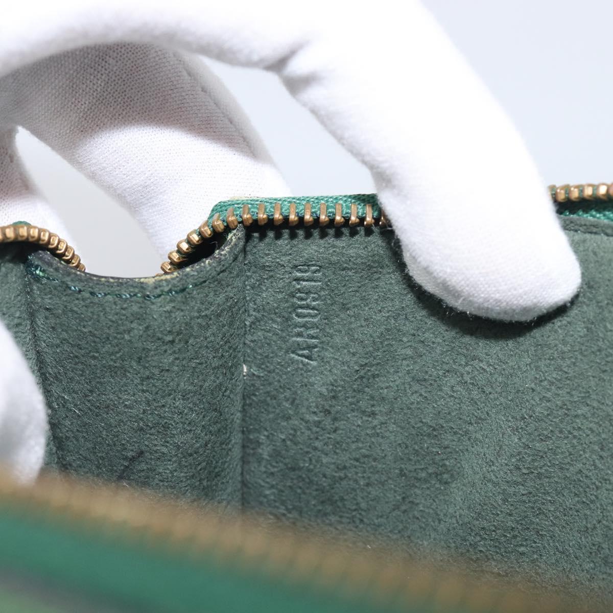 LOUIS VUITTON Epi Pochette Accessoires Pouch Green M52984 LV Auth fm5443
