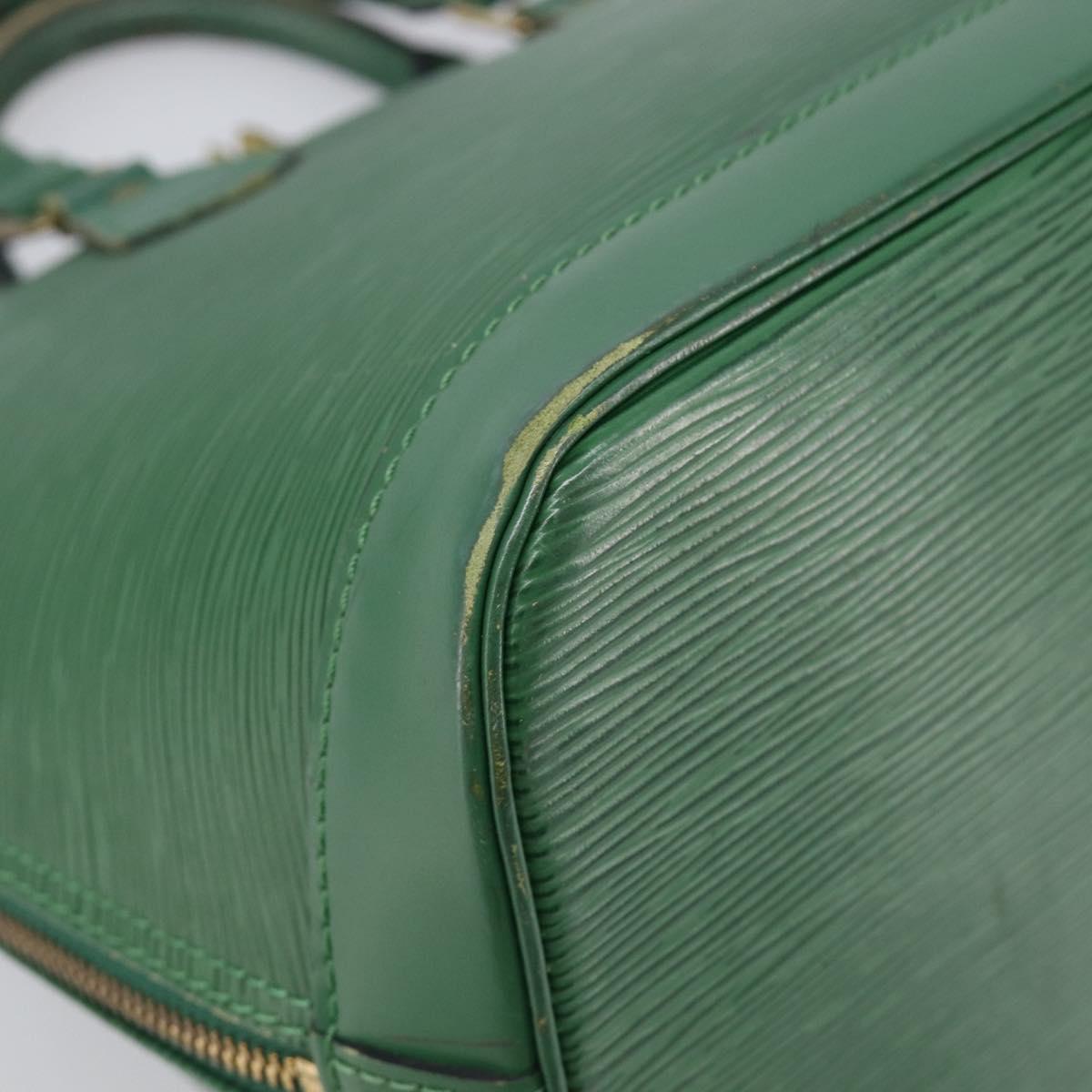 LOUIS VUITTON Epi Alma Hand Bag Borneo Green M52144 LV Auth fm5444