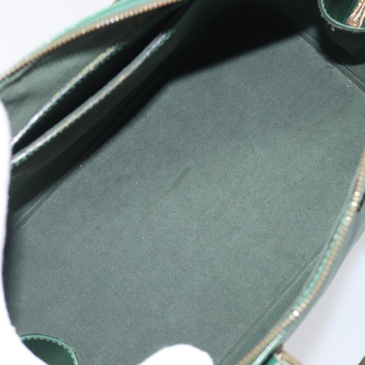 LOUIS VUITTON Epi Alma Hand Bag Borneo Green M52144 LV Auth fm5444