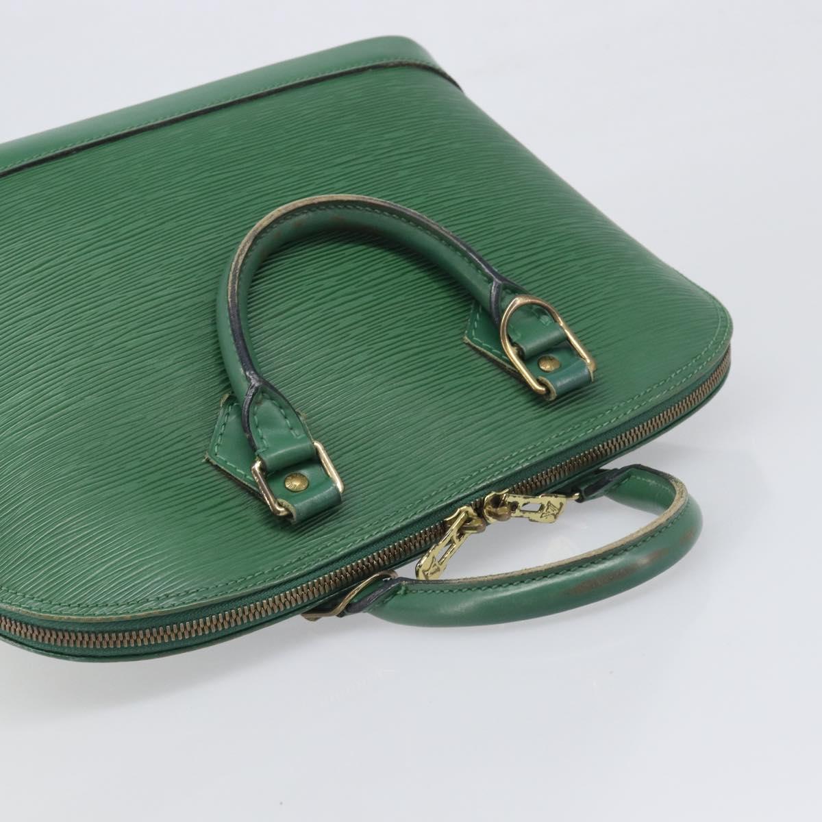 LOUIS VUITTON Epi Alma Hand Bag Borneo Green M52144 LV Auth fm5444